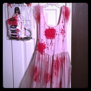 Zombie Prom Queen Halloween Costume